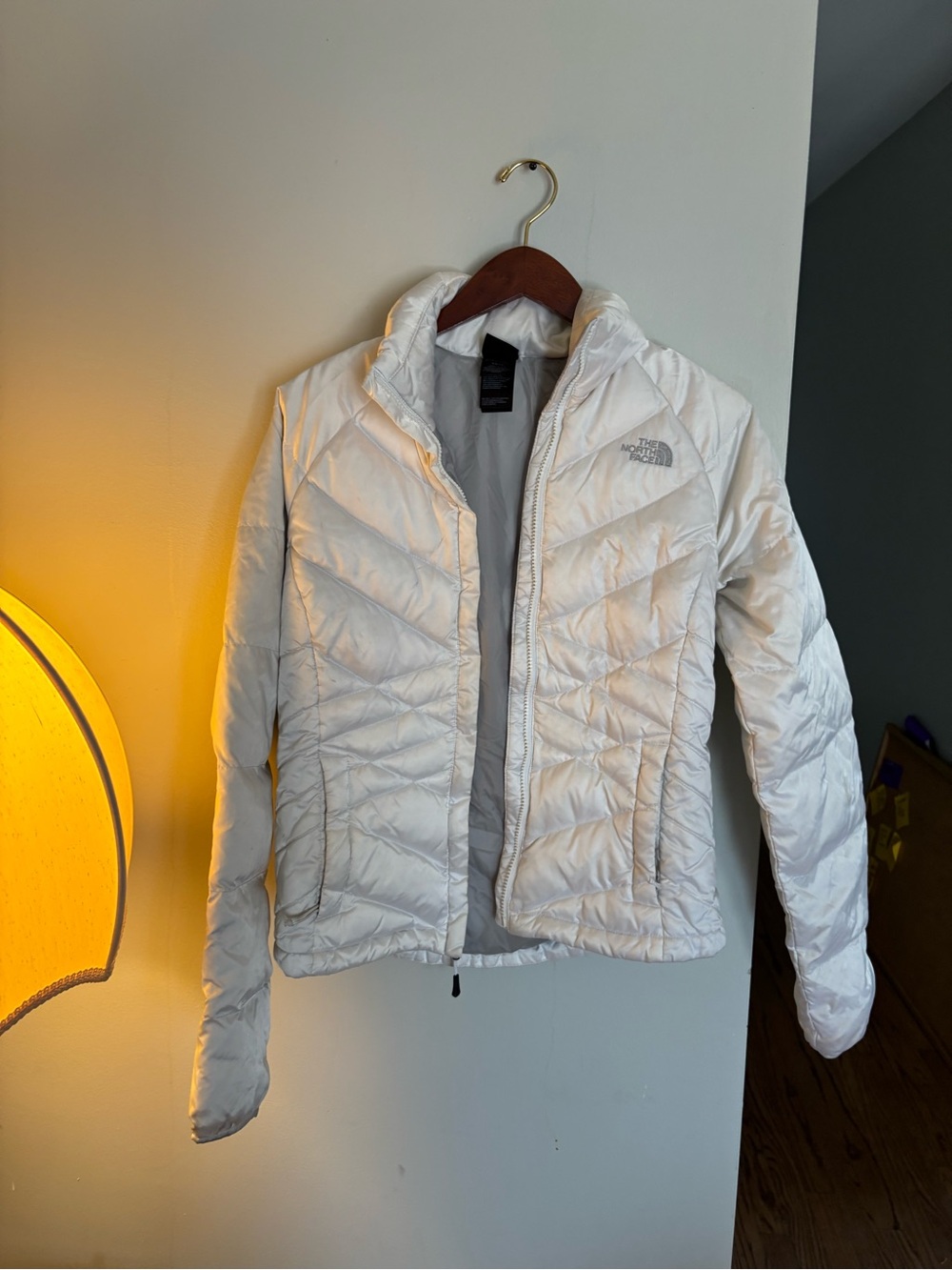 The North Face Women’s White Quilted Puffer Jacket